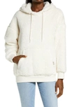 Ugg Lorya Double Face Fleece Hoodie In Cream