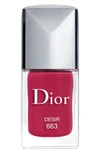 Dior Vernis Couture Colour Gel-shine & Long-wear Nail Lacquer In Pink