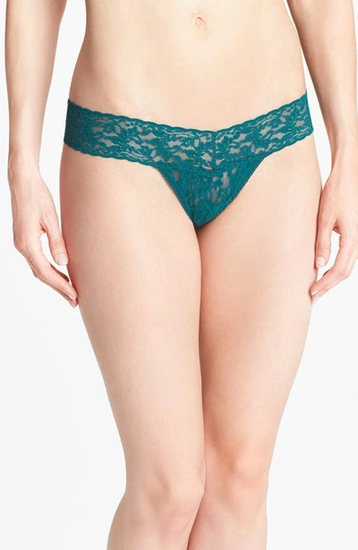 Hanky Panky Womens Night Forest Signature Low-rise Stretch-lace Thong 1 Size