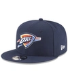 New Era Oklahoma City Thunder Team Classic 39thirty Cap In Navy