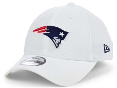 New Era New England Patriots White Team Classic 39thirty Cap