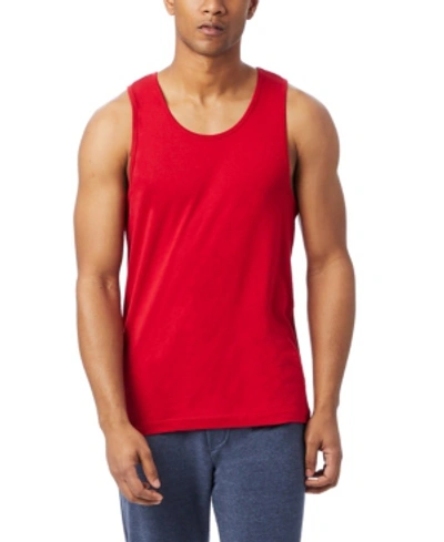 Alternative Apparel Men's Big And Tall Go-to Tank Top In Apple Red