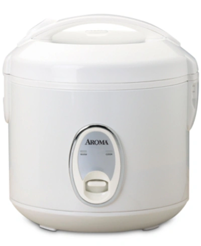 Aroma Arc-914s 8-cup Cool-touch Rice Cooker In White