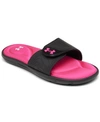 UNDER ARMOUR WOMEN'S IGNITE IX SLIDE SANDALS FROM FINISH LINE