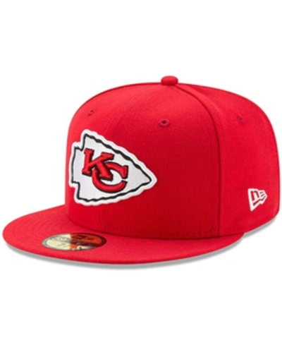 New Era Men's Kansas City Chiefs Omaha 59fifty Fitted Hat In Red