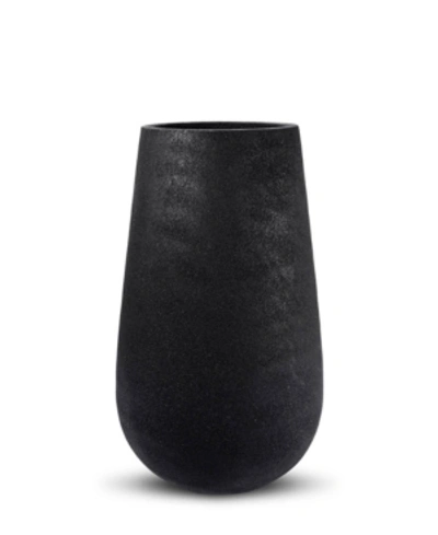 Le Present Sandstone Drop Vase 36" In White