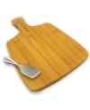 BERGHOFF BERHOFF BAMBOO 2 PIECE PADDLE BOARD AND AARON PROBYN CHEESE KNIFE SET