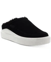Lucky Brand Women's Korrin Plush Slip-on Sneakers Women's Shoes In Black