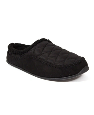Deer Stags Little Boys And Girls Slippersooz Lil Alma S.u.p.r.o Sock Cushioned Indoor Outdoor Clog Slippers In Black