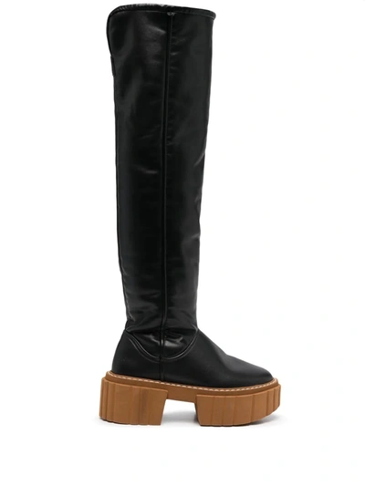 Stella Mccartney Black Emilie Over-the-knee Boots