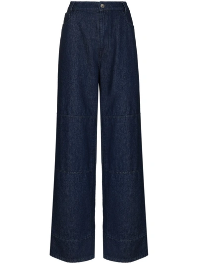 Raf Simons High-rise Straight-leg Jeans In Blue