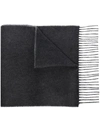 JOHNSTONS OF ELGIN TWO-TONE CASHMERE SCARF