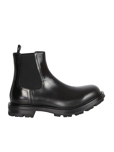 Alexander Mcqueen Ankle Boots In Black