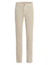 Incotex Venezia 1951 Summer Popeline Slim Fit Pants In Beige