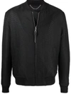 Billionaire Animalier-print Bomber Jacket In Black
