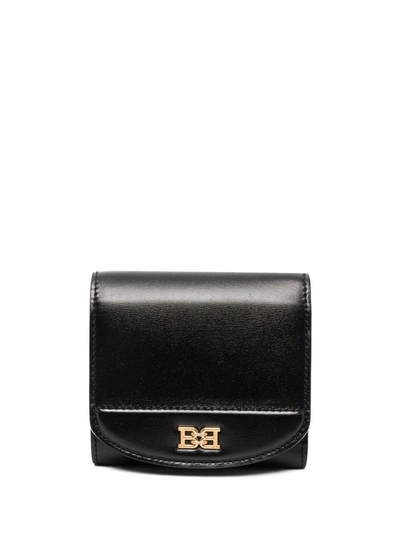 Bally Leather Logo-plaque Wallet In Black