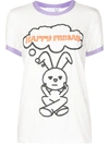 NATASHA ZINKO HAPPY FRIDAY GRAPHIC-PRINT T-SHIRT