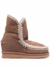 Mou Shearling-lined Sheepskin Boots In Rosa