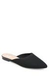 Journee Collection Journee Women's Wide Width Aniee Mule Flats In Black