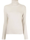 N•PEAL CHUNKY ROLL-NECK ORGANIC CASHMERE JUMPER