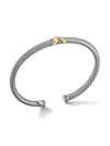 David Yurman X Crossover Bracelet With 18k Yellow Gold