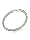 David Yurman Women's Cable Buckle Bracelet With Diamonds/5mm In Silver