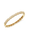 ADRIANA ORSINI WOMEN'S DAYTIME 18K GOLDPLATED BAMBOO HINGE BRACELET,400014392689