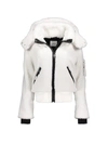 Sam Nala Sherpa Hooded Jacket In White