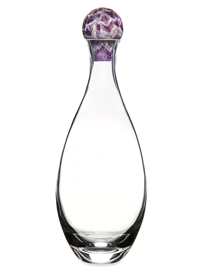 Anna New York Elevo Crystal & Cape Amethyst Decanter