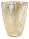 Vietri Rufolo Glass Gold Brushstroke Vase