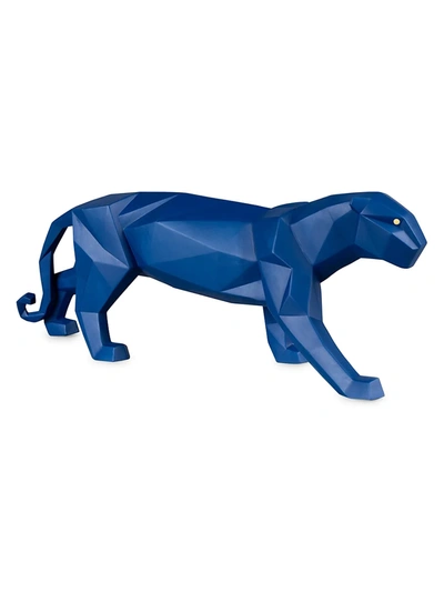 Lladrò Origami Coral Panther In Blue