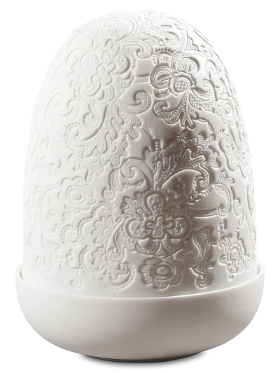 Lladrò Dome Paisley Table Lamp In White