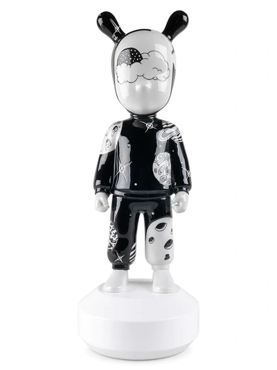 Lladrò Limited Edition "the Guest" Figurine By Henn Kim, Large In Black,white