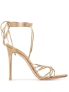 GIANVITO ROSSI SYLVIE 105MM LACE-UP SANDALS