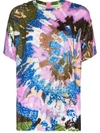 Ashish Gender Inclusive Sequin Tie Dye Top In Blau