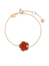 Pasquale Bruni Women's Petit Joli 18k Rose Gold, Carnelian, & 0.04 Tcw Diamond Flower Charm Bracelet In Red/ Rose Gold