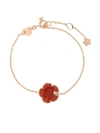 Pasquale Bruni Women's Petit Joli 18k Rose Gold, Carnelian, & 0.04 Tcw Diamond Flower Charm Bracelet In Rosa