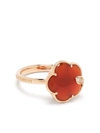 PASQUALE BRUNI 18KT ROSE GOLD PETIT JOLI CARNELIAN AND DIAMOND RING