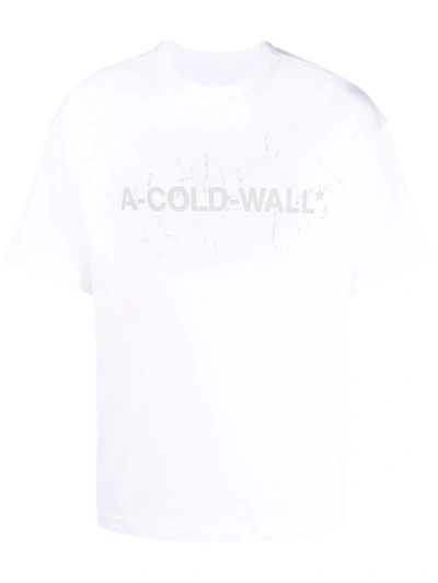 A-cold-wall* Essential Logo-print Short-sleeve T-shirt In White