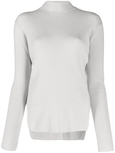 Colombo Grey High-neck Cashmere Jumper