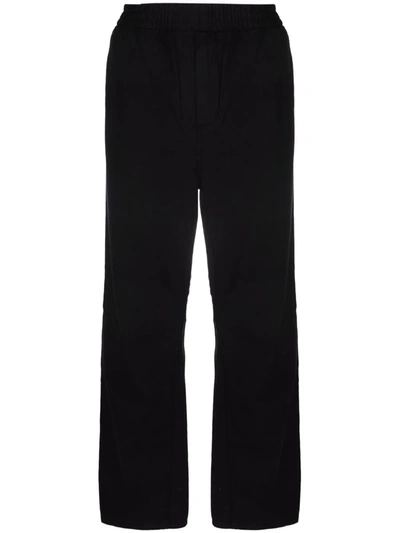 Carhartt Organic Cotton Straight-leg Trousers In Black