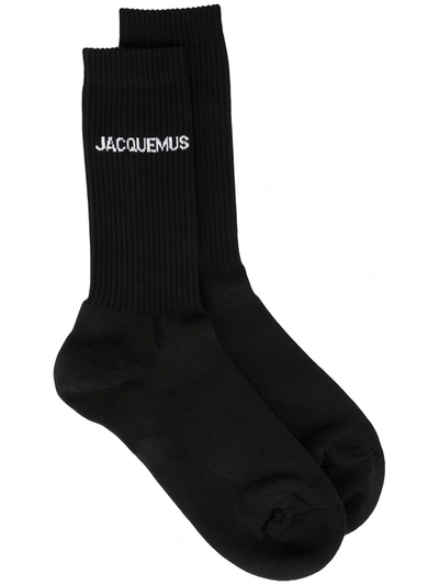 Jacquemus Les Chaussettes棉质袜子 In Black