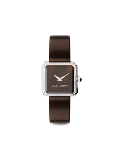 Dolce & Gabbana Sofia 24mm Watch In Brown