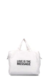 HONEY FUCKING DIJON "LOVE IS THE MESSAGE" TOTE BAG