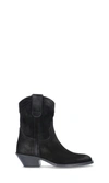 Saint Laurent Santiag Eastwood Boots In Suede