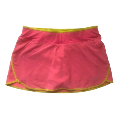 Pre-owned Nike Mini Skirt In Pink