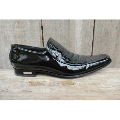 Pre-owned Dsquared2 Patent Leather Flats In Black