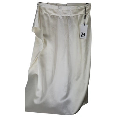 Pre-owned M Missoni Mid-length Skirt In White