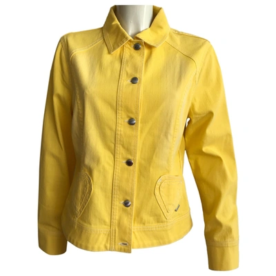 Pre-owned Escada Jacket In Yellow