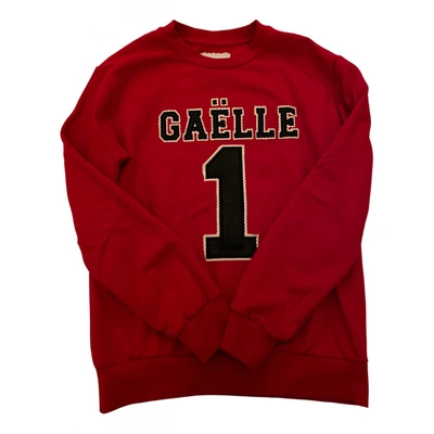 Pre-owned Gaelle Paris Sweatshirt In Red